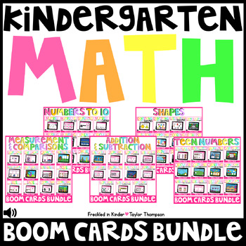 Preview of Kindergarten Ultimate Math Boom Cards Bundle