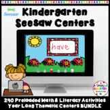 Kindergarten Monthly Math And Literacy Preloaded Seesaw Ce
