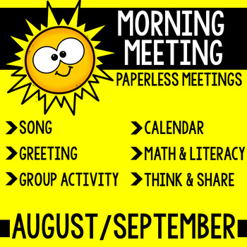 Preview of Morning Meeting Messages (September)