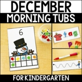 Kindergarten Morning Tubs for December