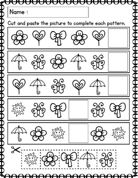 kindergarten morning work by missmissg teachers pay teachers