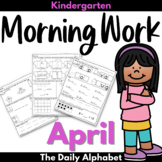 Spring Morning Work Kindergarten,  April Morning Work Pack