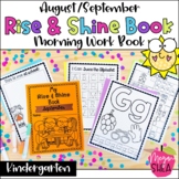 Kindergarten Morning Work Book August/September