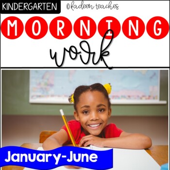 Preview of Kindergarten Morning Work: January-May Bundle