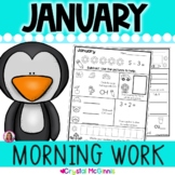 Kindergarten Morning Work | January Themed Daily Review | 