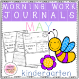 Kindergarten Morning Work Journal - May