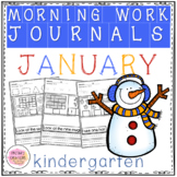 Kindergarten Morning Work Journal - January