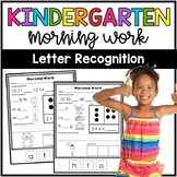 Kindergarten Morning Work: Letters and Numbers