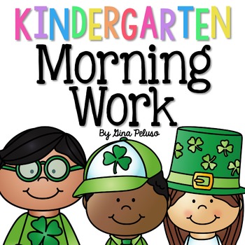 Preview of Kindergarten Morning Work: March