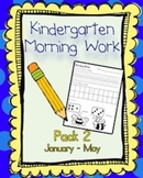 Kindergarten Morning Work Pack 2 (January-May)