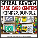 Kindergarten Morning Work Spiral Review Centers | LOW PREP