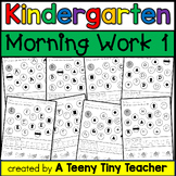Kindergarten Morning Work Part 1