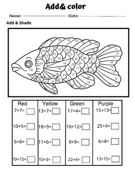 Kindergarten Morning work Numbers Activities | Coloring Work Sheets | Math