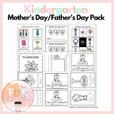 Kindergarten Mothers Day and Fathers Day Pack