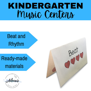 Preview of Kindergarten Music Centers/ Stations - Beat and Rhythm