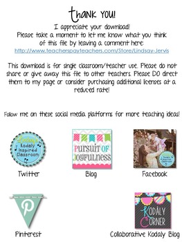 Kindergarten Music Lesson Plan Day 3 by Lindsay Jervis | TpT