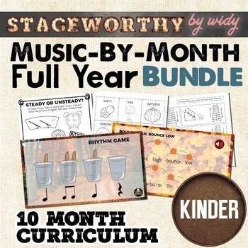 Preview of Kindergarten Music Units Lesson Plans Ontario Full Year Curriculum BUNDLE