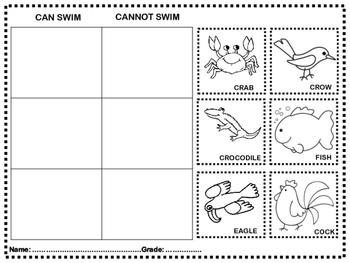 Kindergarten NO PREP Science Cut and Paste Worksheets by ...