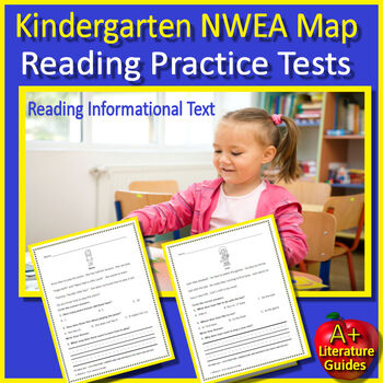Preview of Kindergarten NWEA Map Reading Practice Tests (19) Informational Text Test Prep
