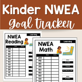 Kindergarten NWEA Reading and Math Goal Tracking Data Sheet