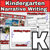Kindergarten Narrative Writing Handwriting Pages Stories R