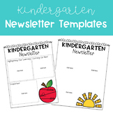 Kindergarten Newsletter Templates
