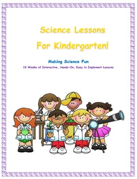 Preview of Next Generation Science Kindergarten-Complete Year Lessons Bundled
