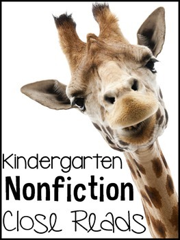 Preview of Kindergarten Nonfiction Close Reads {20 Weeks Included}
