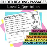 Kindergarten Nonfiction Reading Passages | Level C | Guide