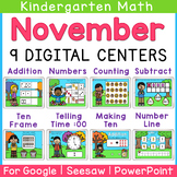Kindergarten November Digital Math Centers Fall | Google |
