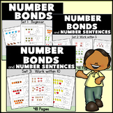 Kindergarten Number Bonds: Practice and Reteaching: Sets 1