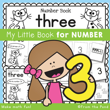 Preview of Number Sense Mini Book - Number 3