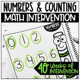 Kindergarten Number Intervention | Special Education Math 