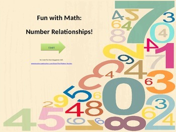 Preview of Kindergarten Number Relationships Game 10s & 100s
