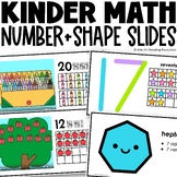 Kindergarten Math Digital Resources Bundle | Number Tracin