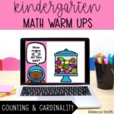 Number Sense Fluency Digital Slides - Kindergarten Warm Ups