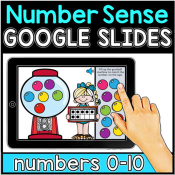 Preview of Kindergarten Number Sense Google Slides