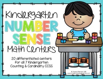 Preview of Kindergarten Math Centers: Number Sense