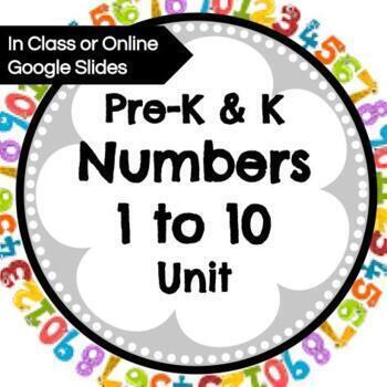 Preview of Kindergarten Number Sense Unit: Numbers 1-10 One to Ten
