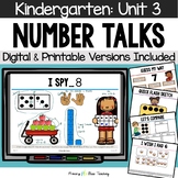 Kindergarten Number Talks Unit 3 for Building Number Sense