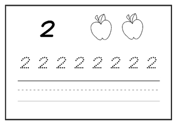 kindergarten number writing practice booklet printable numbers 1 10