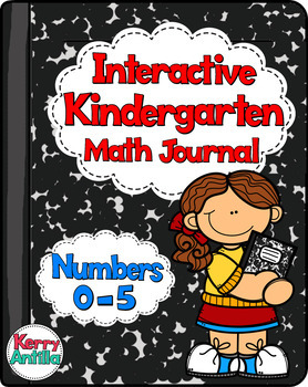 Preview of Interactive Kindergarten Math Journal: Numbers 0-5