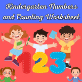 Kindergarten Numbers and Counting Worksheet