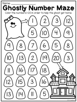 kindergarten numbers to 20 worksheet pack by my teaching pal tpt