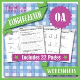 Kindergarten OA Worksheets: Operations & Algebraic Thinkin