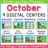 Kindergarten October Digital Phonics Centers Fall | Google