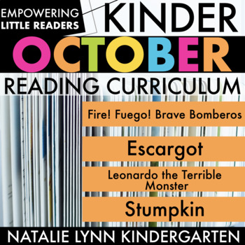 Preview of Kindergarten October Read Aloud Lessons & Activities | Empowering Little Readers