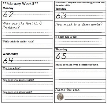 Preview of Kindergarten On Level Homework - Oct to May