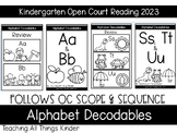 Kindergarten Open Court 2023 Alphabet Decodable Books