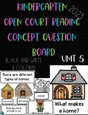 Kindergarten Open Court 2023 Concept/Question Board Unit 5